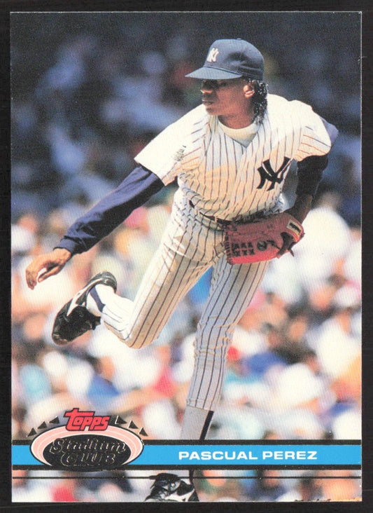 1991 Stadium Club 485 Pascual Perez