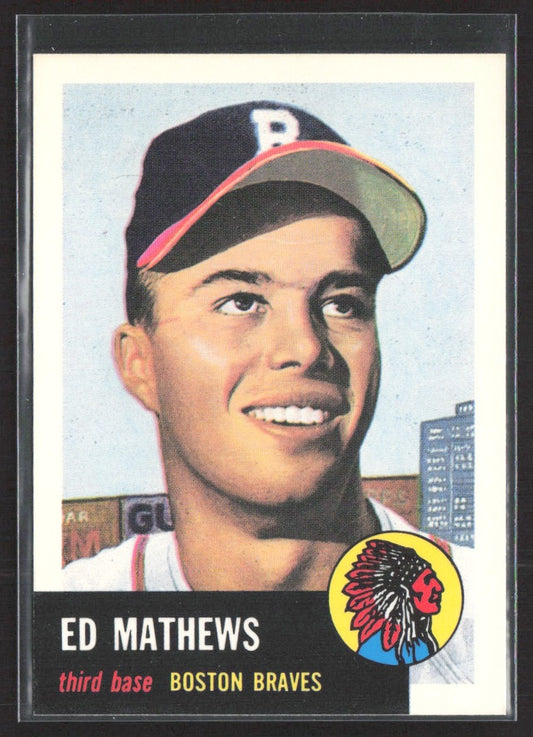1991 Topps Archives 1953 Ed Mathews #37