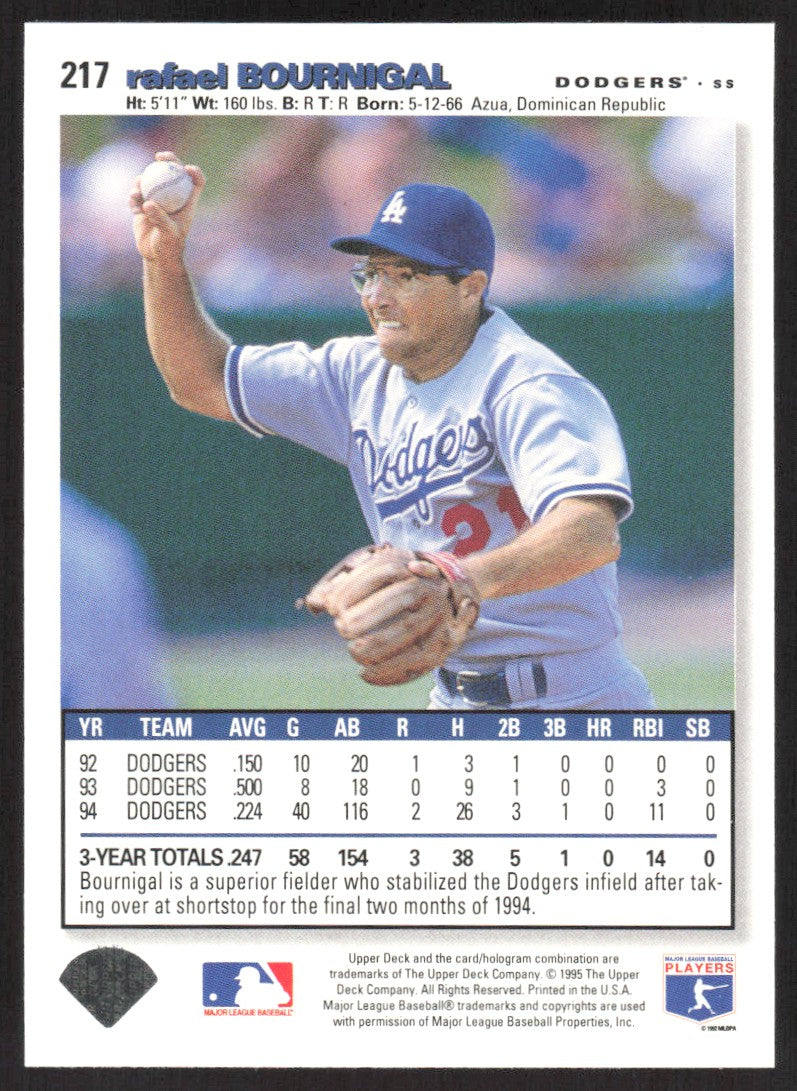 1995 Collector's Choice #217 Rafael Bournigal