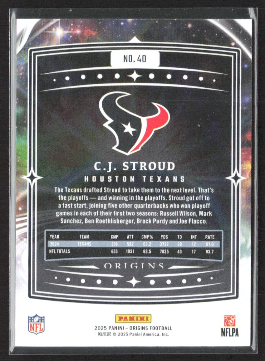 2025 Panini Origins #40 C.J. Stroud
