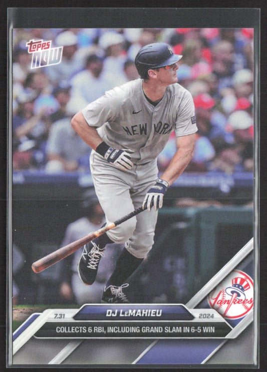 2024 Topps Now DJ LeMahieu #499