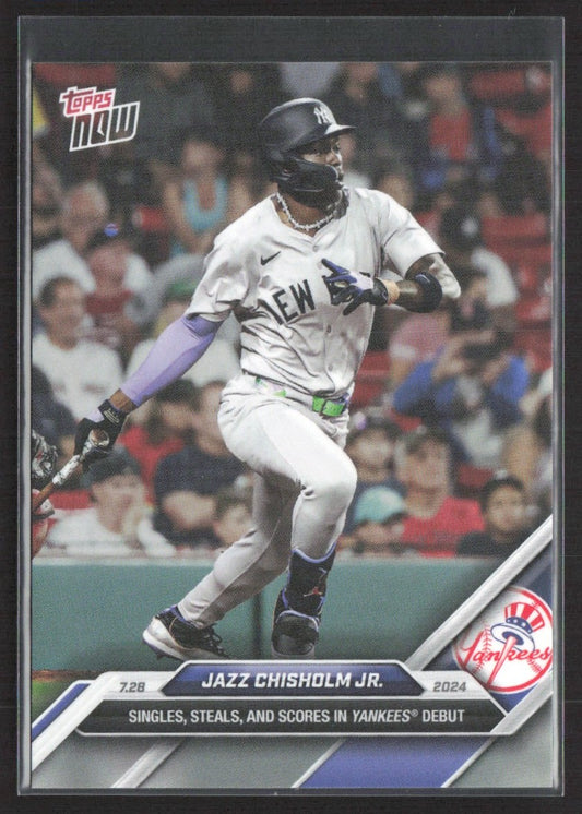 2024 Topps Now Jazz Chisholm Jr. #486