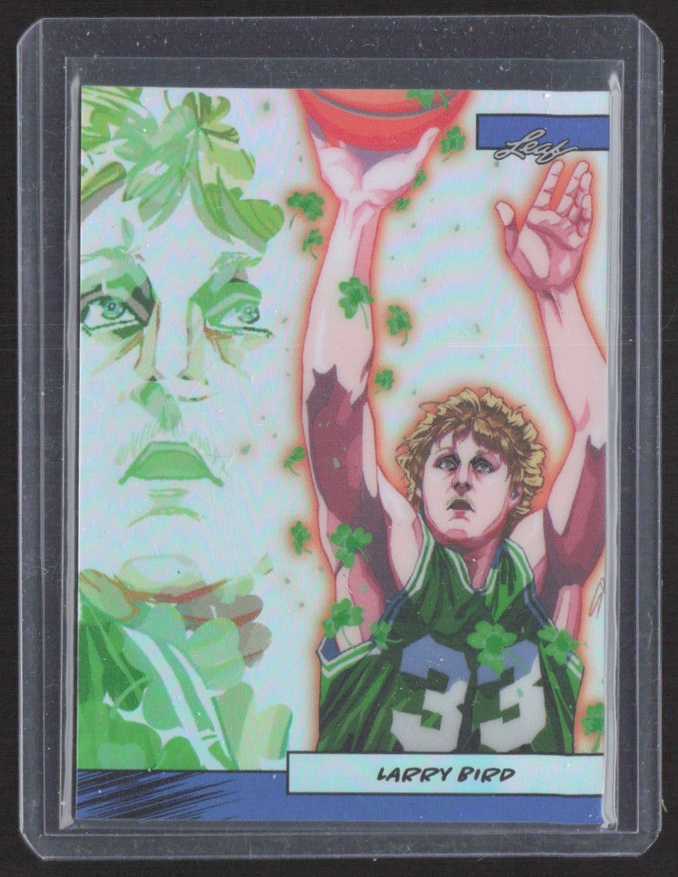 2024 Leaf Anime Nation Series 2 Larry Bird Blue #AN2B-44 #/75 SN