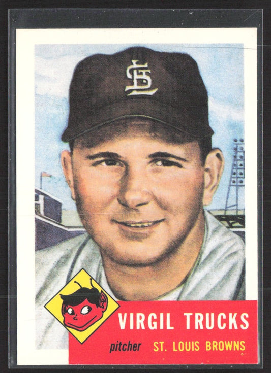 1991 Topps Archives 1953 Virgil Trucks #96