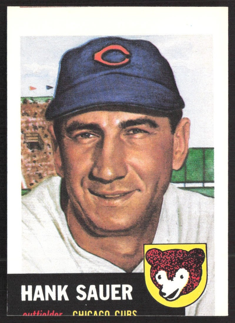 1991 Topps Archives 1953 #111 Hank Sauer