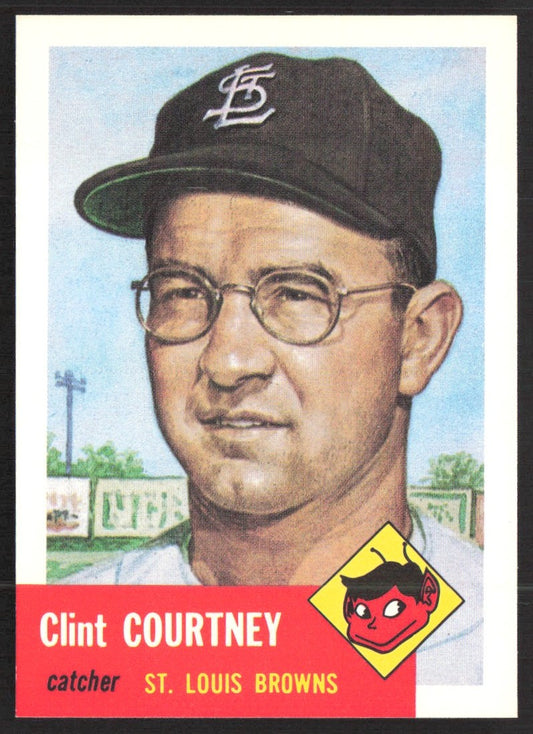1991 Topps Archives 1953 #127 Clint Courtney