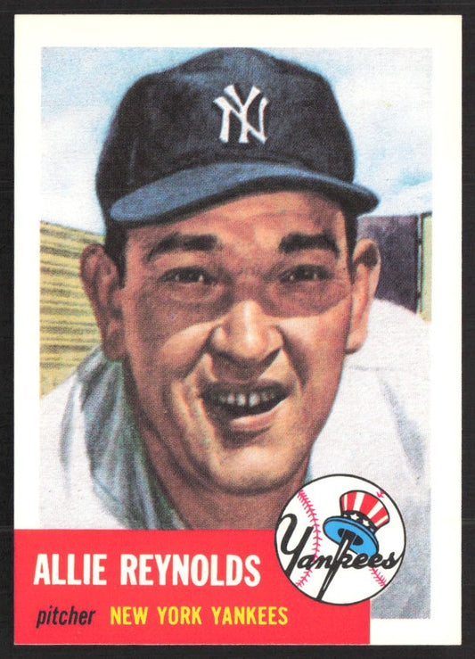 1991 Topps Archives 1953 #141 Allie Reynolds