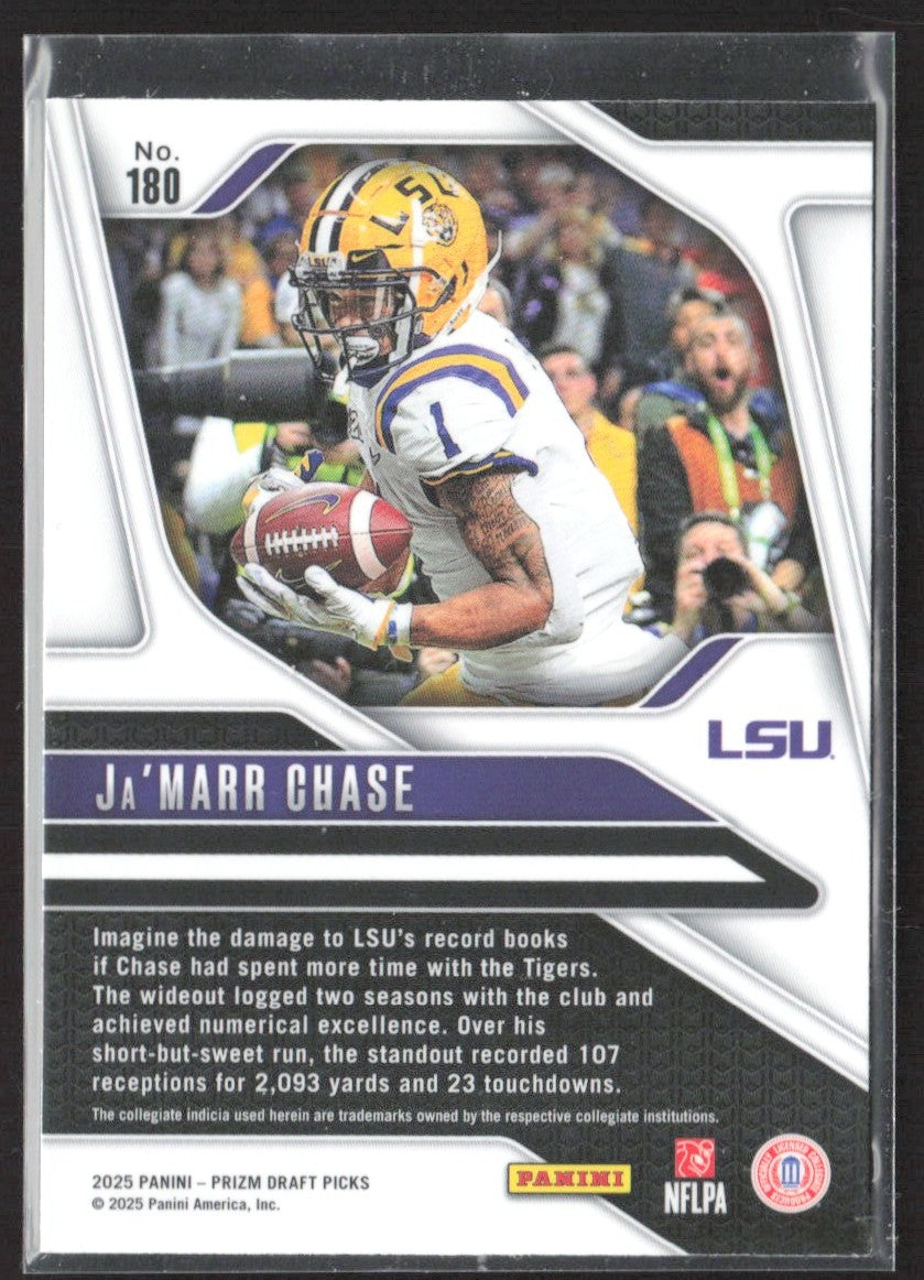 2025 Panini Prizm Draft Picks #180 Ja'Marr Chase