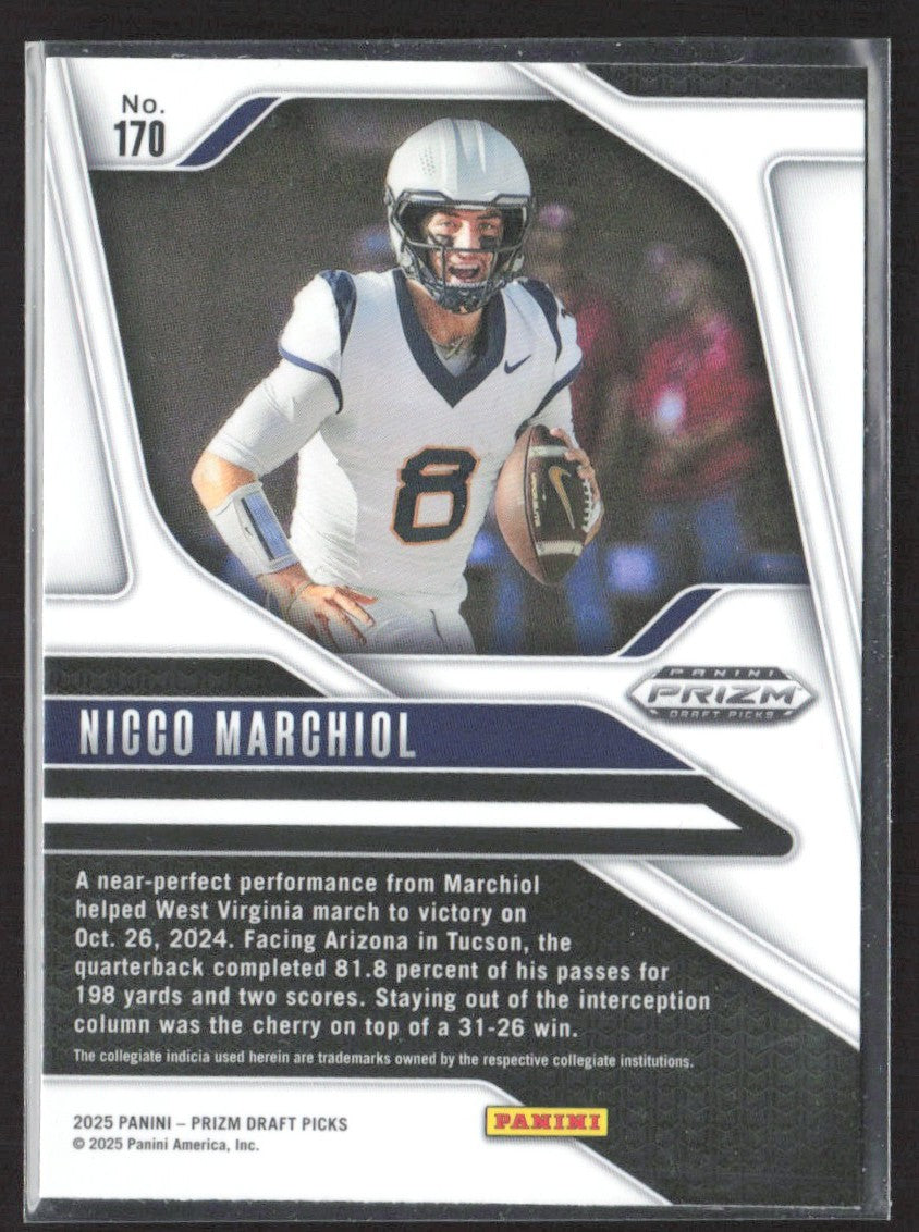 2025 Panini Prizm Draft Picks #170 Nicco Marchiol