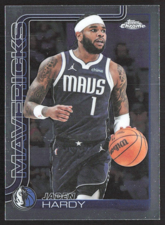 2025-26 Topps Chrome Jaden Hardy Pulsar Refractor #60
