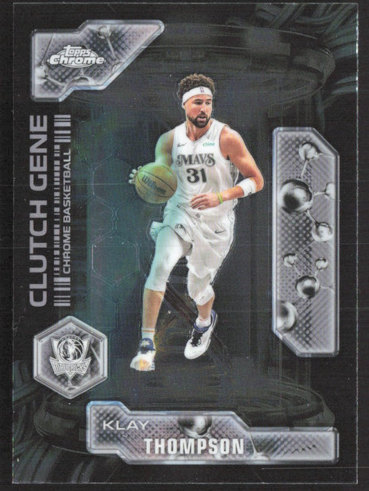 2025-26 Topps Chrome Klay Thompson Clutch Gene #CG-13