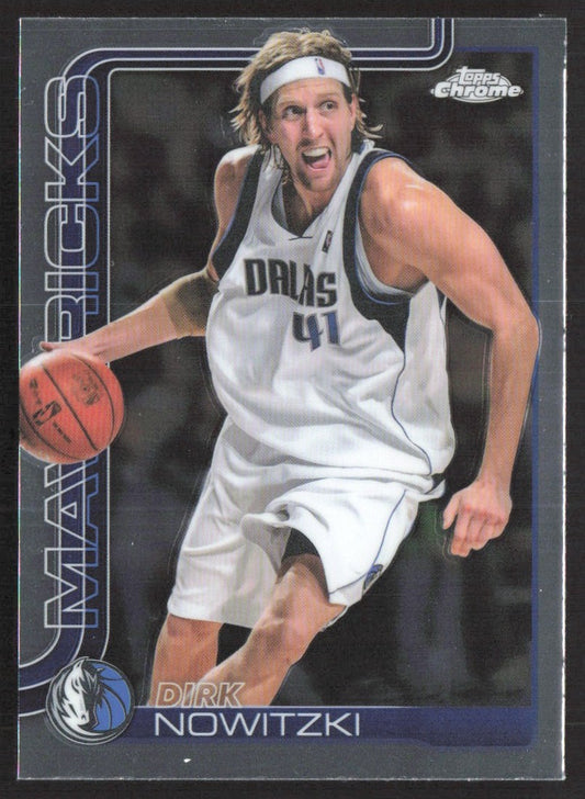 2025-26 Topps Chrome Dirk Nowitzki Refractor #246