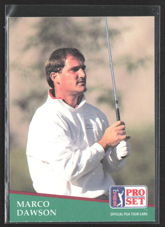 1991 Pro Set PGA Tour Marco Dawson #118 RC