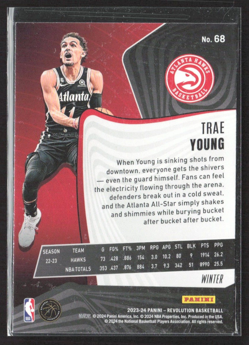 2023-24 Panini Revolution Trae Young Winter #68