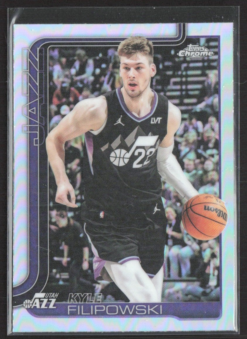 2025-26 Topps Chrome Kyle Filipowski Refractor #213