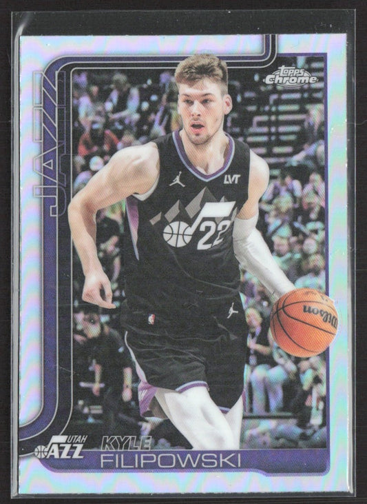 2025-26 Topps Chrome Kyle Filipowski Refractor #213