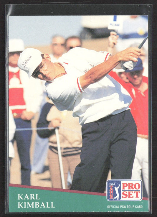 1991 Pro Set PGA Tour Karl Kimball #143 RC
