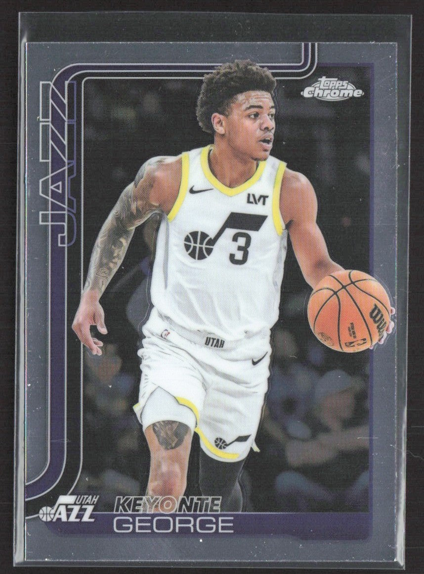 2025-26 Topps Chrome Keyonte George #235