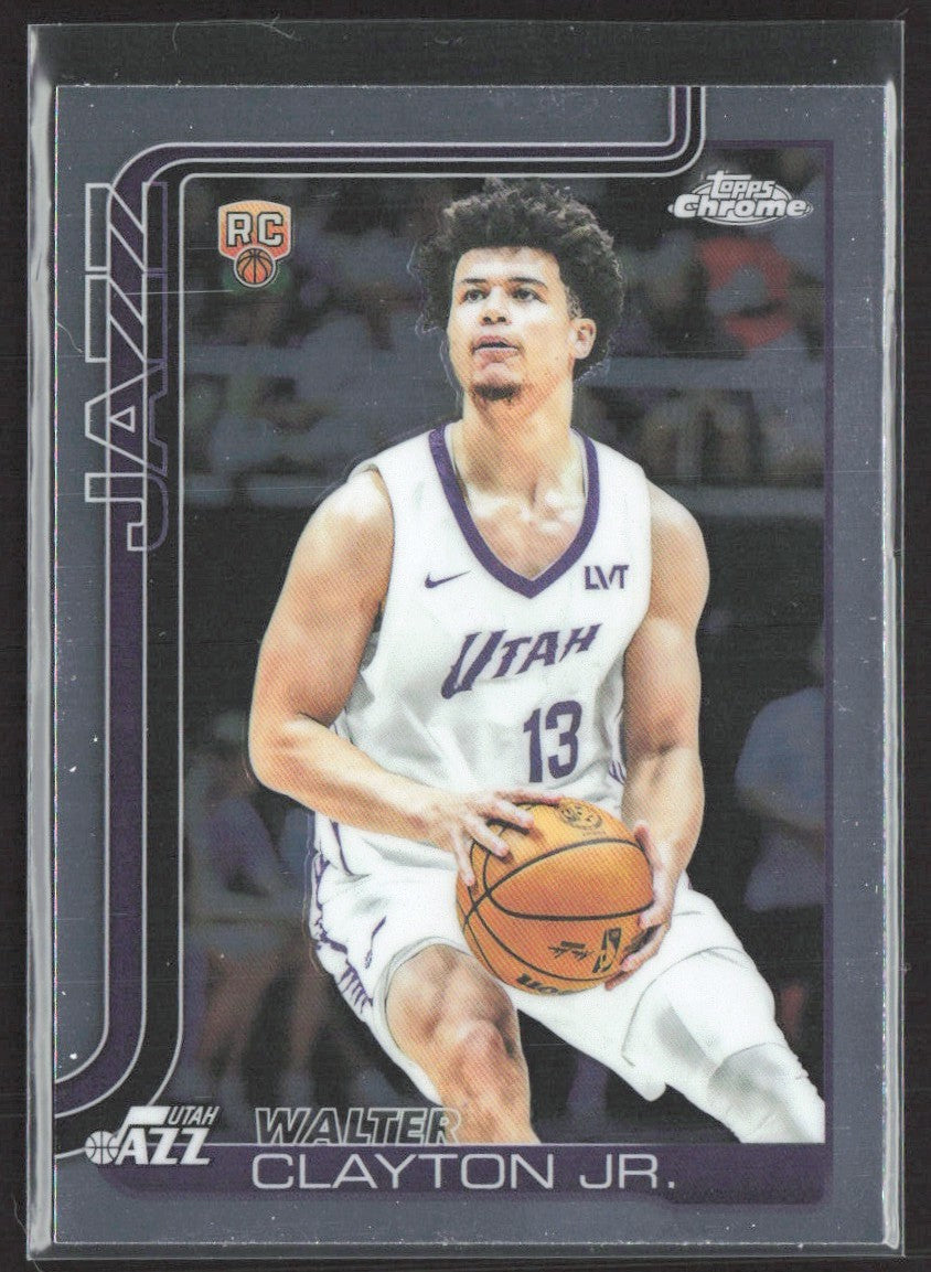 2025-26 Topps Chrome Walter Clayton Jr. #268 RC