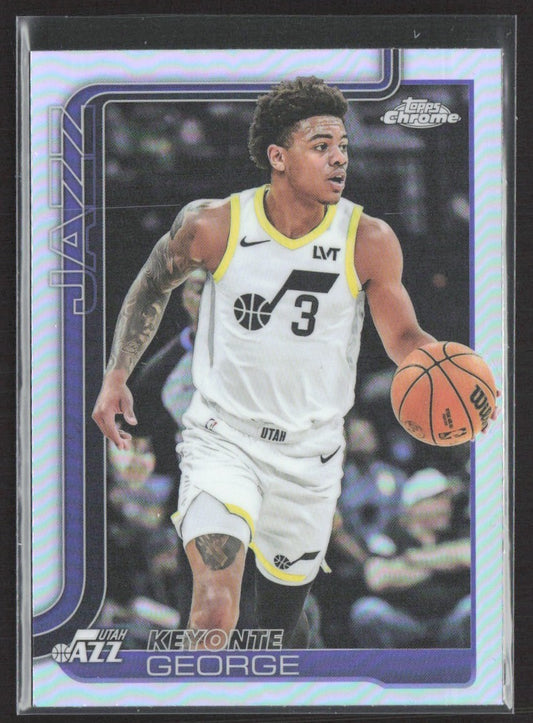 2025-26 Topps Chrome Keyonte George Refractor #235