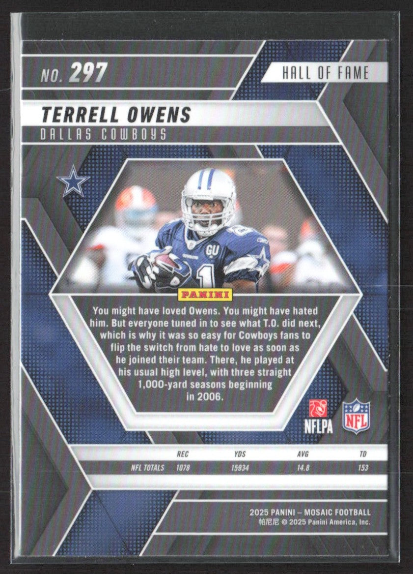2025 Panini Mosaic Terrell Owens #297