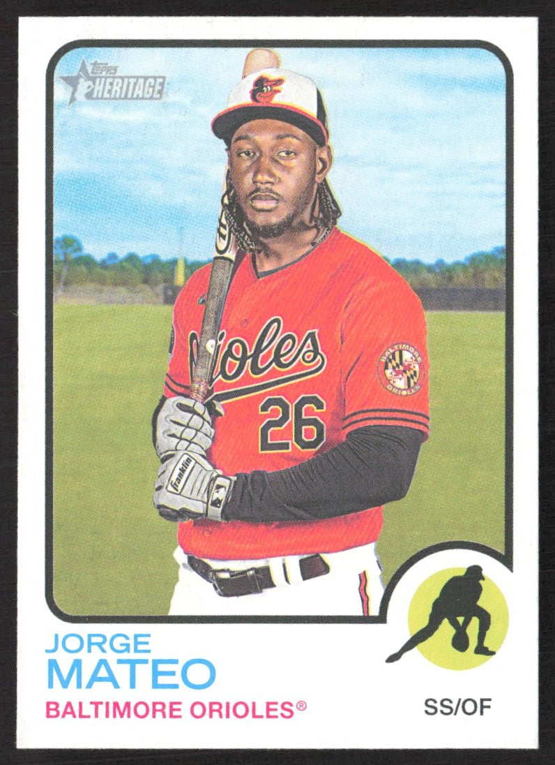 2022 Topps Heritage 581 Jorge Luis Mateo