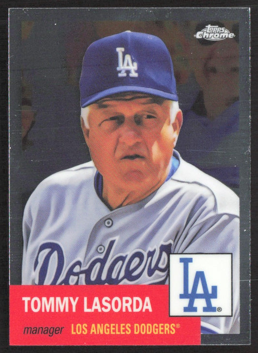 2022 Topps Chrome Platinum Anniversary 356 Tommy Lasorda