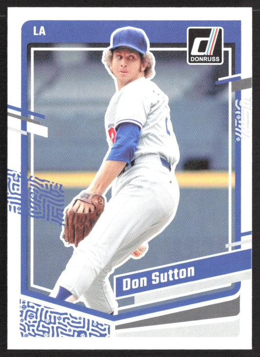 2023 Donruss Holo Blue 156 Don Sutton