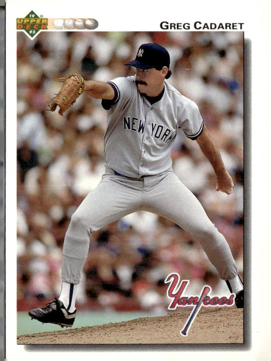 1992 Upper Deck #412 Greg Cadaret