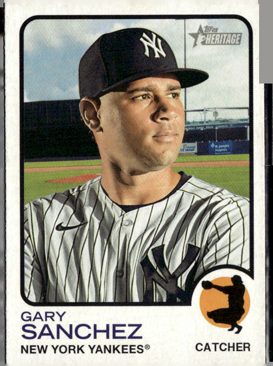 2022 Topps Heritage #258 Gary Sanchez