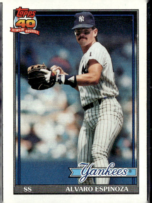 1991 Topps #28 Alvaro Espinoza