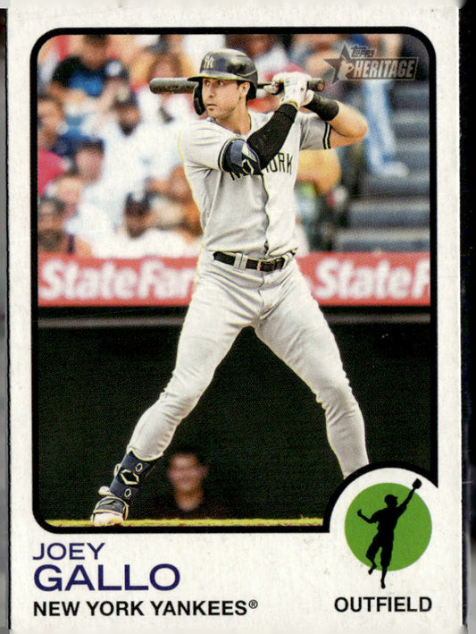 2022 Topps Heritage #339 Joey Gallo