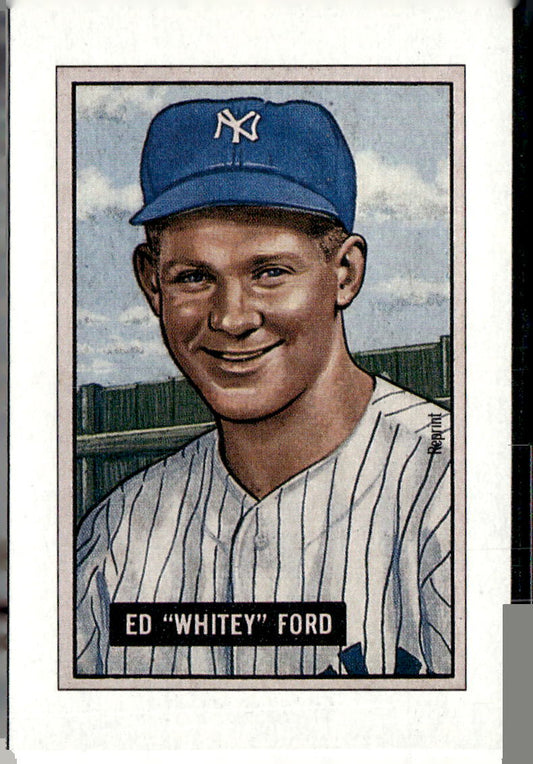 1989 Bowman #NNO Ed "Whitey" Ford Reprint Sweepstakes (Tiffany)