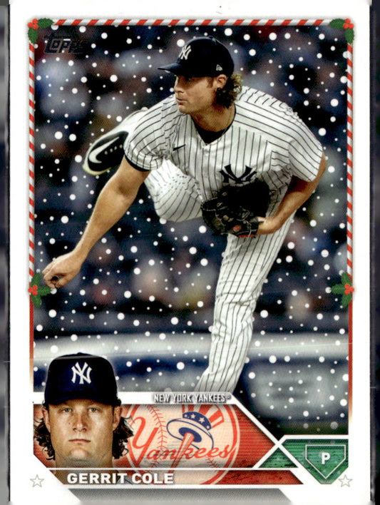 2023 Topps Holiday #H40 Gerrit Cole