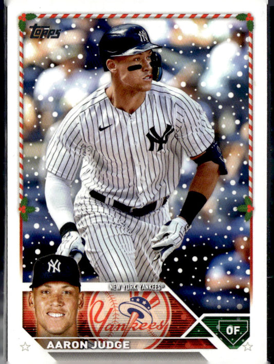 2023 Topps Holiday #H1 Aaron Judge