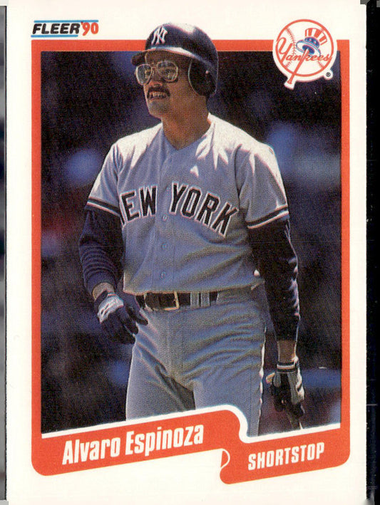 1990 Fleer #441 Alvaro Espinoza