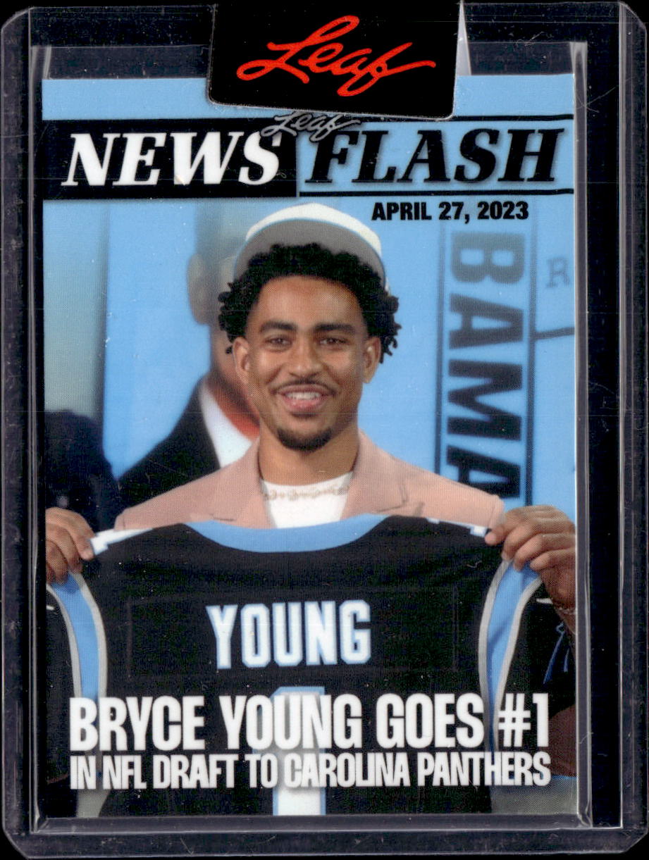 2023 leaf News Flash #NF-BY1 Bryce Young SN188