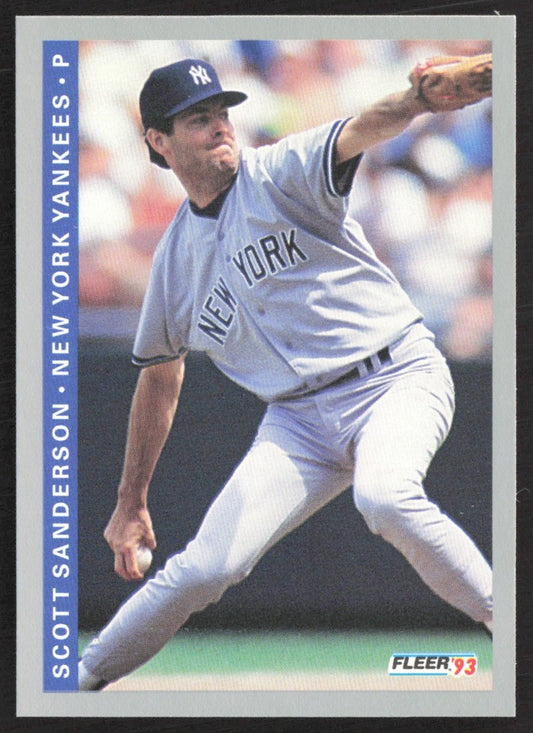 1993 Fleer 655 Scott Sanderson