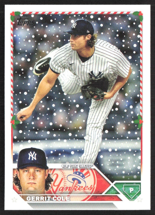2023 Topps Holiday H40 Gerrit Cole