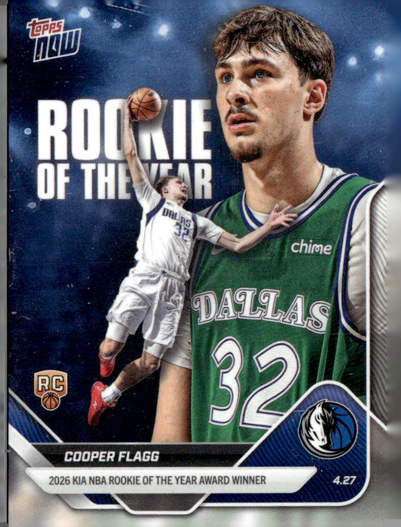 2025-26 Topps Now Cooper Flagg Awards #ROTY