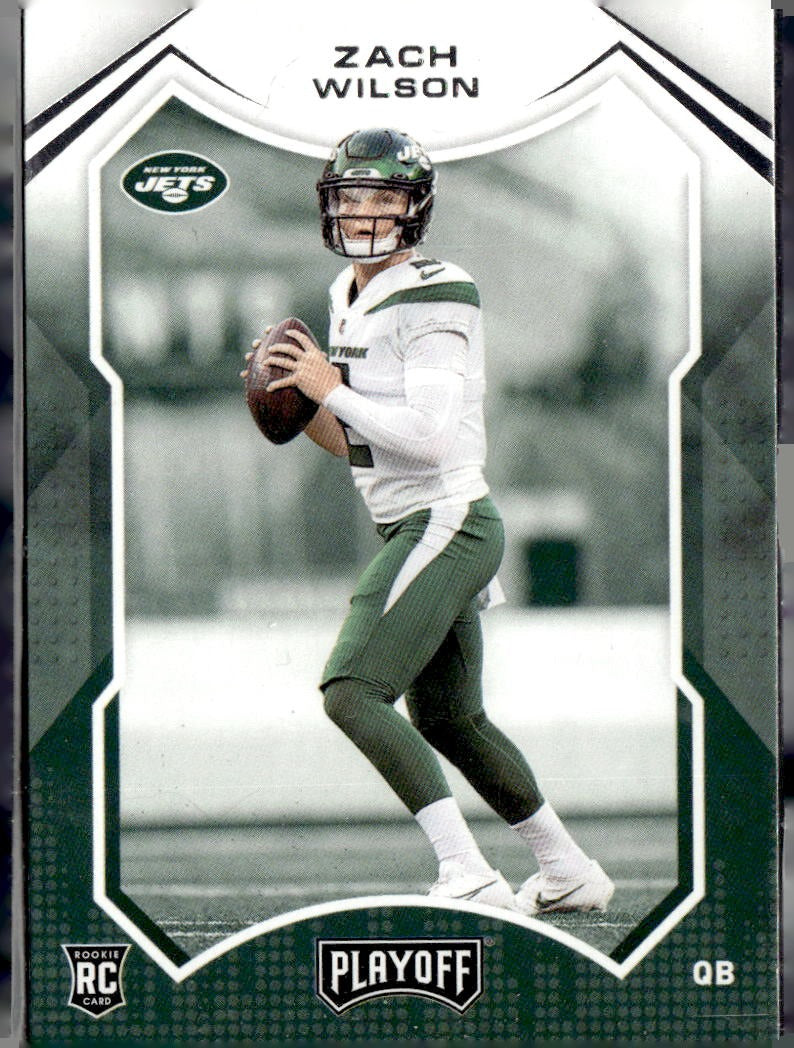 2021 Panini Playoff Zach Wilson #202 RC