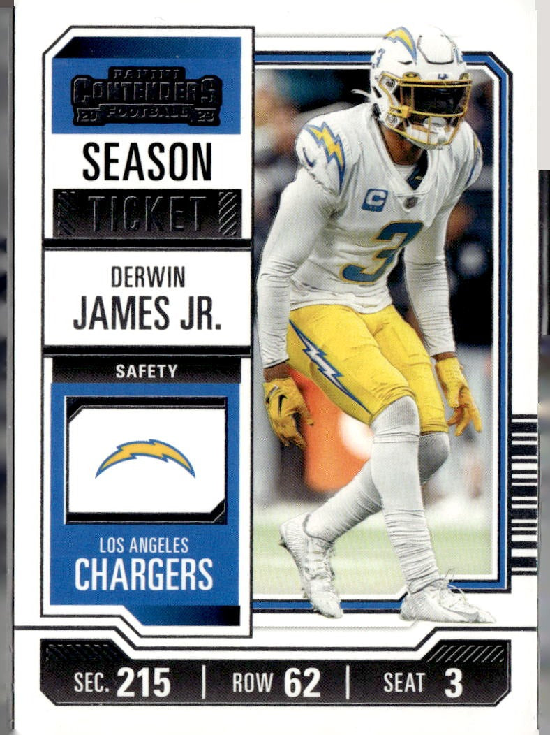 2023 Panini Contenders Derwin James Jr. Season Ticket Retail #57