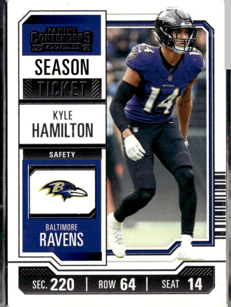 2023 Panini Contenders Kyle Hamilton #8