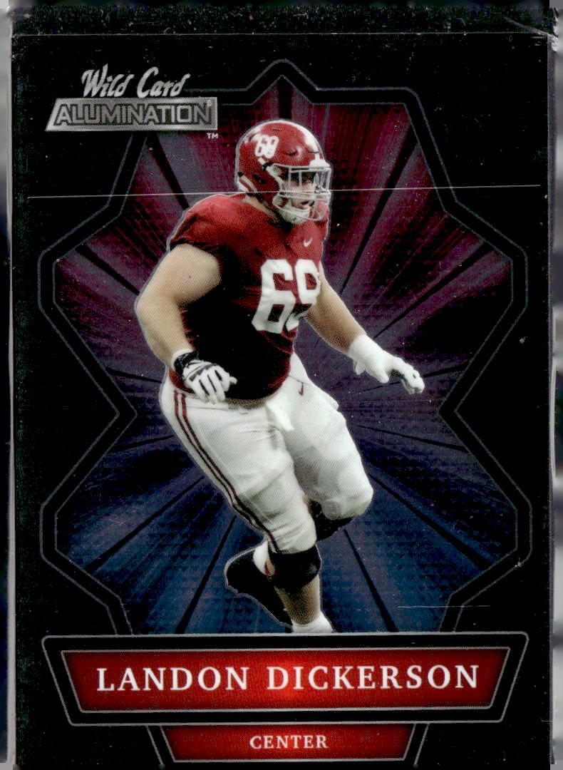 2021 Wild Card Alumination Landon Dickerson Red #ABC-61
