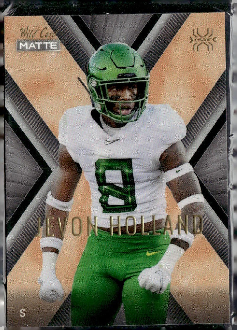 2021 Wild Card MATTE - X-Plods Jevon Holland #MXP-21 Silver/Orange