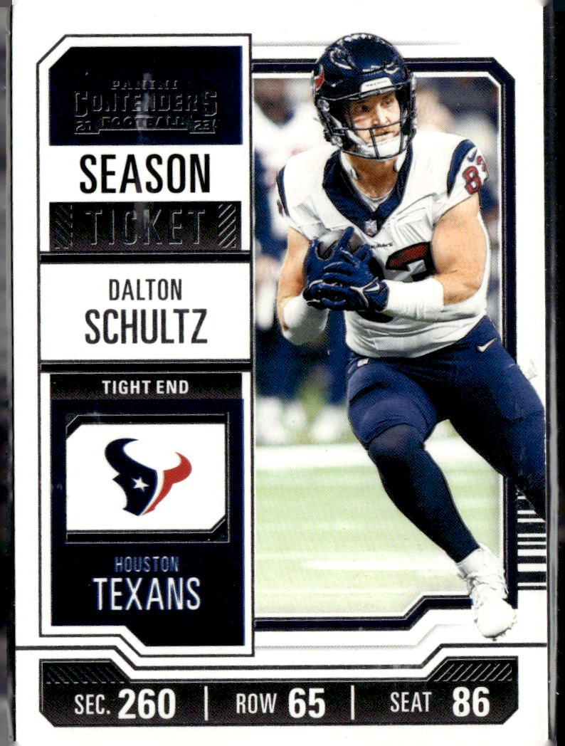2023 Panini Contenders Dalton Schultz Game Ticket Bronze #41
