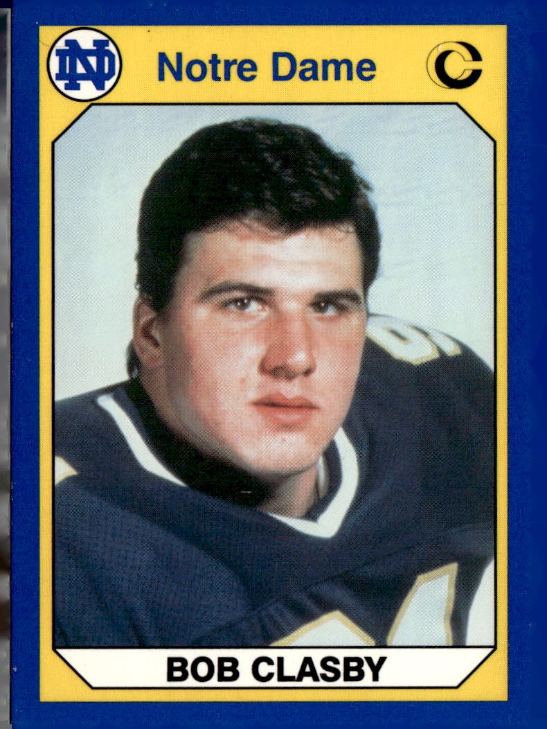 1990 Collegiate Collection Notre Dame Bob Clasby #5