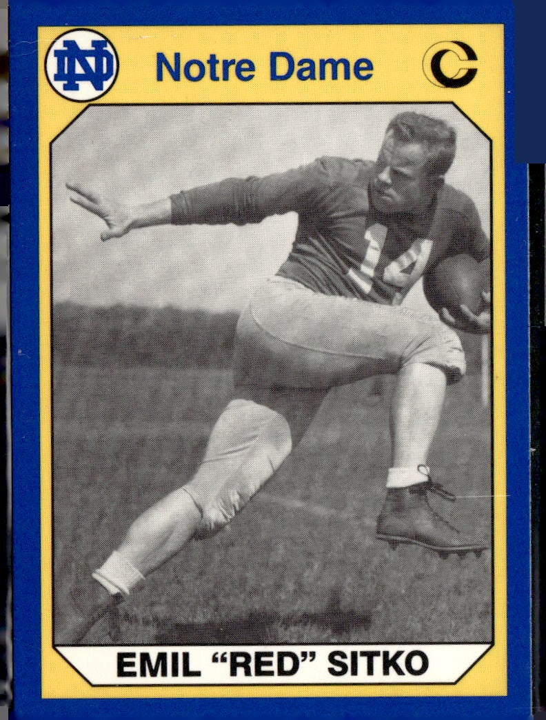 1989 Notre Dame Fighting Irish: 1935-59 Emil Sitko #17