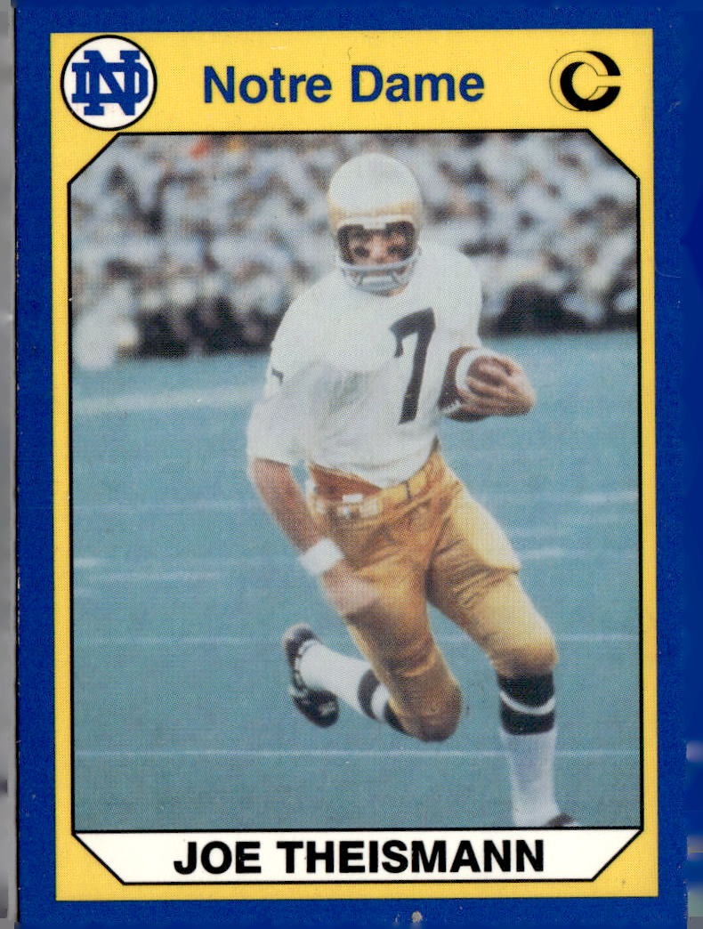 1989 Notre Dame Fighting Irish: 1964-87 Joe Theismann #2