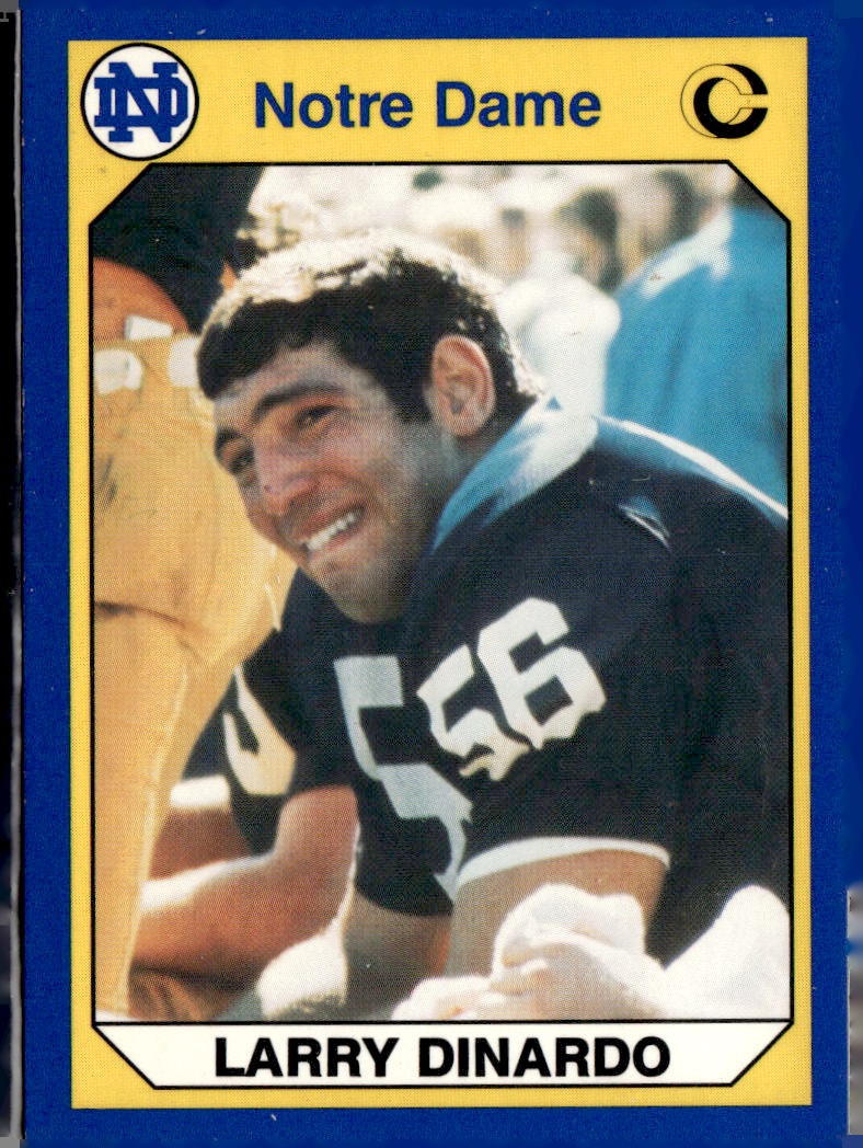 1990 Collegiate Collection Notre Dame Larry Dinardo #14